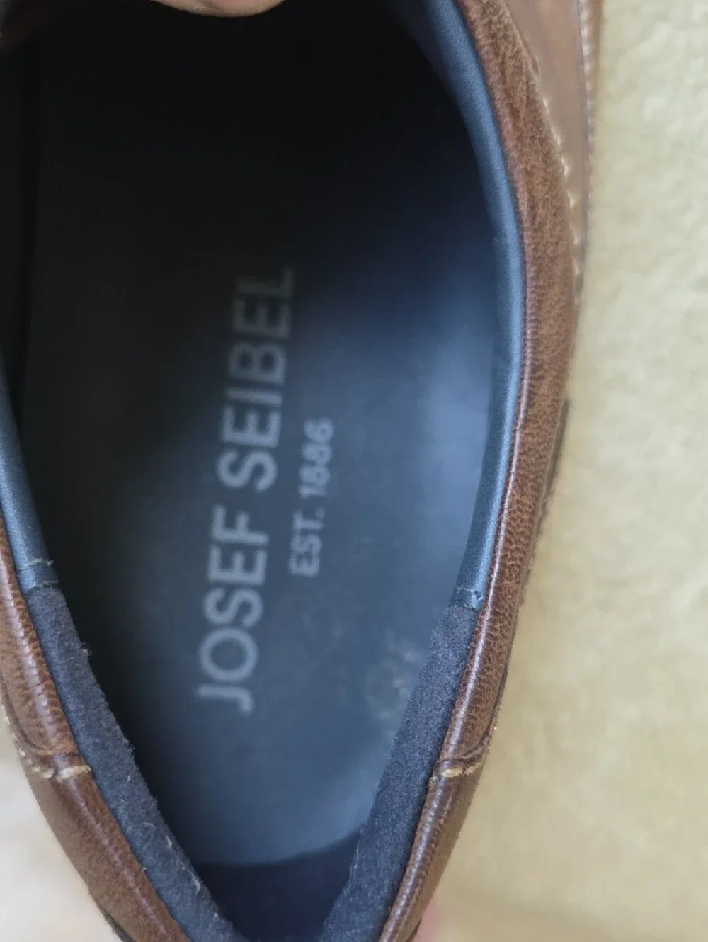 Josef Seibel Men's Brown Leather Derby Oxfords Item#1072
